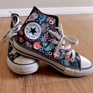 Kids high top mermaid converse
